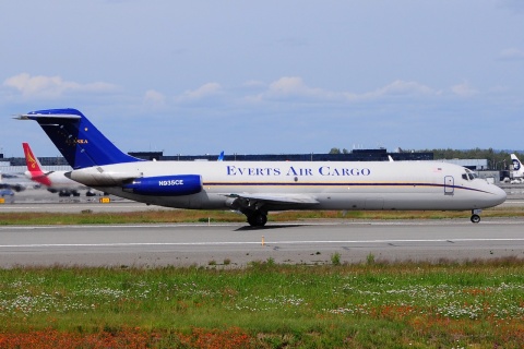 N935CE - DC-9-33F - Everts Air Cargo - ANC - 01-07-2014