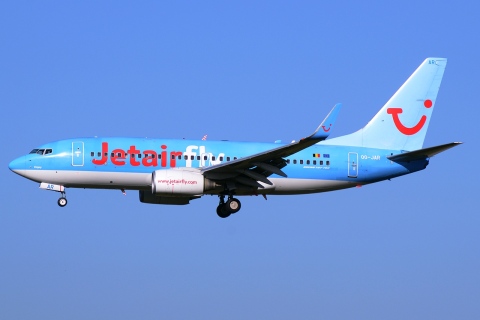 OO-JAR - 737-7K5(WL) - JetairFly - CRL - 01-11-2014