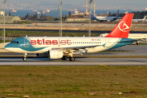 TC-ATD - A319-112 - Atlasjet - IST - 30-03-2014