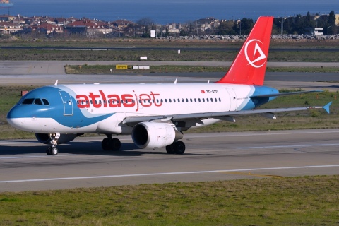 TC-ATD - A319-112 - Atlasjet - IST - 31-03-2014