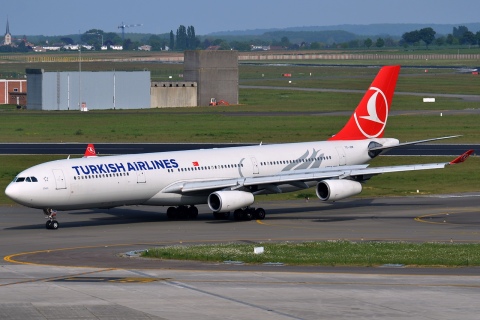 TC-JDM - A340-311 - Turkish Airlines - BRU - 05-05-2014