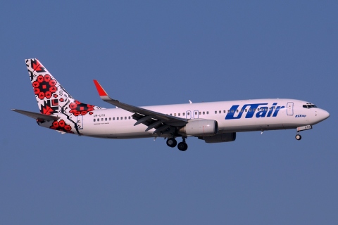 UR-UTQ - 737-83N(WL) - UTAir-Ukraine - AYT - 22-08-2014