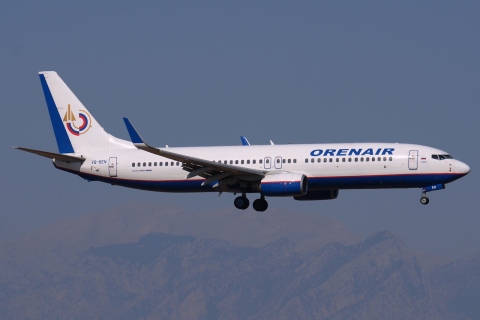 VQ-BEN - 737-85R(WL) - Orenair (Orenburg Airlines) - AYT - 25-08-2014