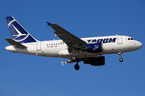 YR-ASB - A318-111 - Tarom - OTP - 14-02-2014