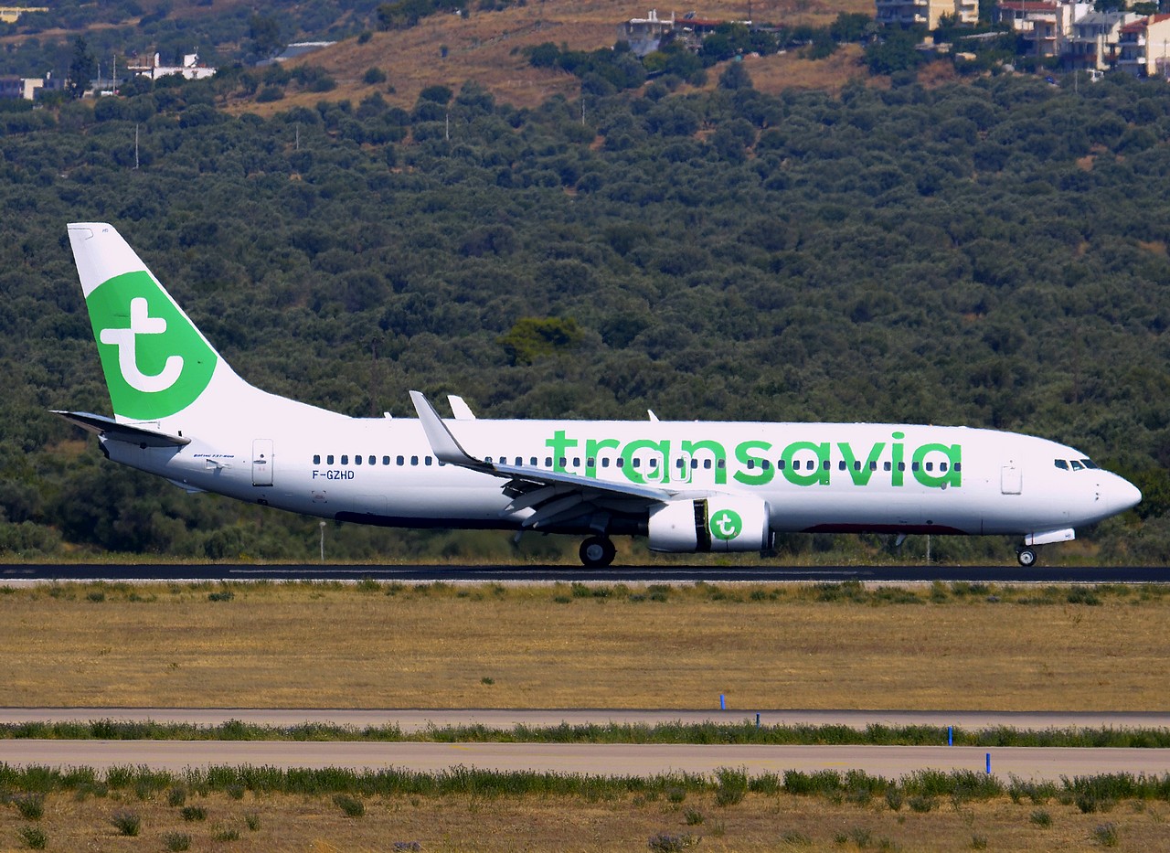 F-GZHD - 737-8K2(WL) - Transavia France - ATH - 29-07-2015
