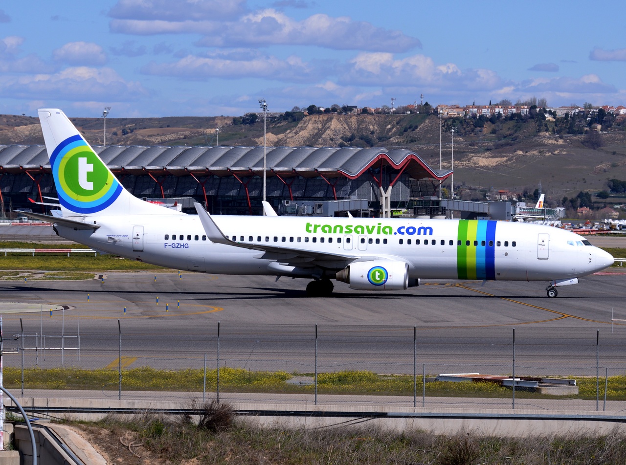 F-GZHG - 737-8K2(WL) - Transavia France - MAD - 14-03-2015