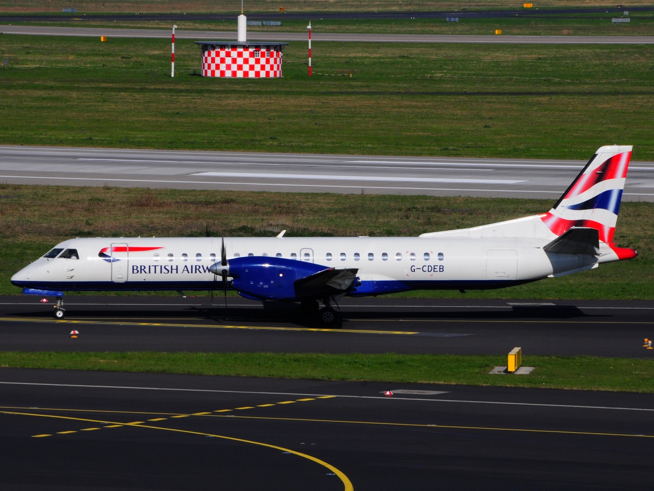 G-CDEB - Saab 2000 - BA Cityflyer - DUS - 15-04-2015