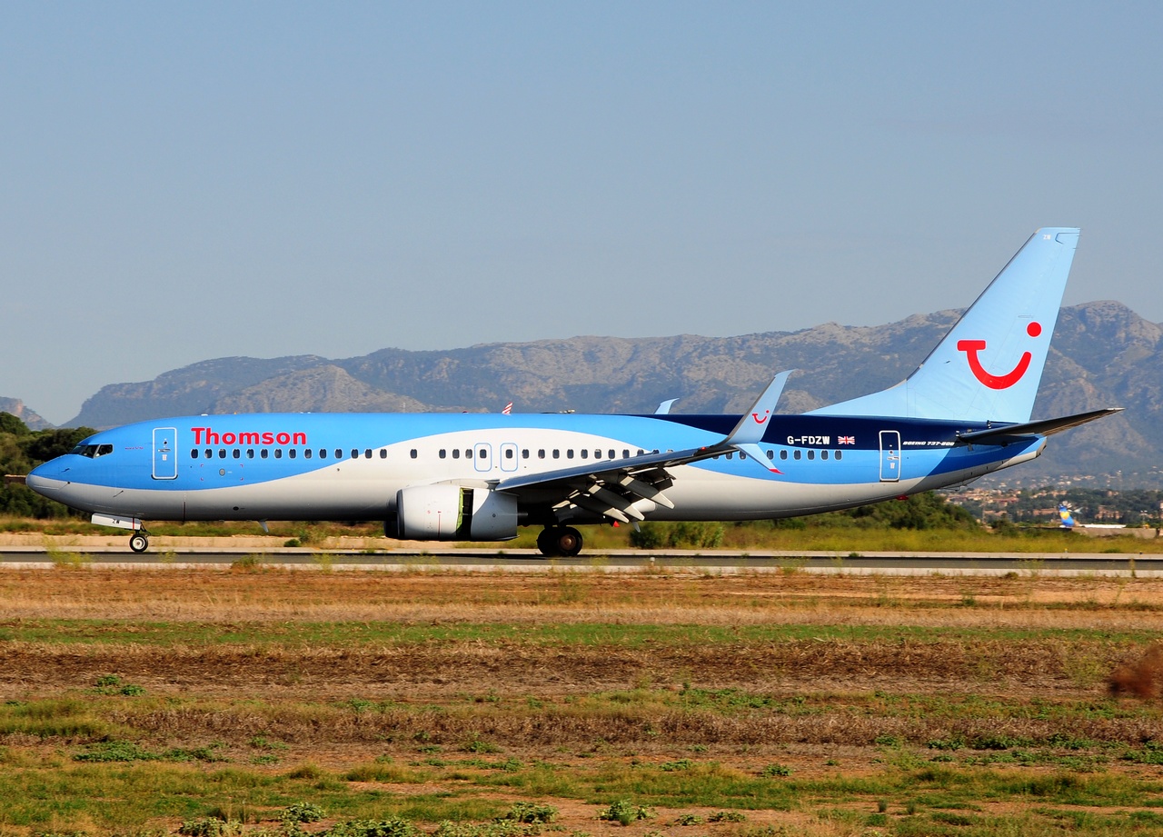 G-FDZW - 737-8K5(WL) - Thomson Airways - PMI - 22-08-2015