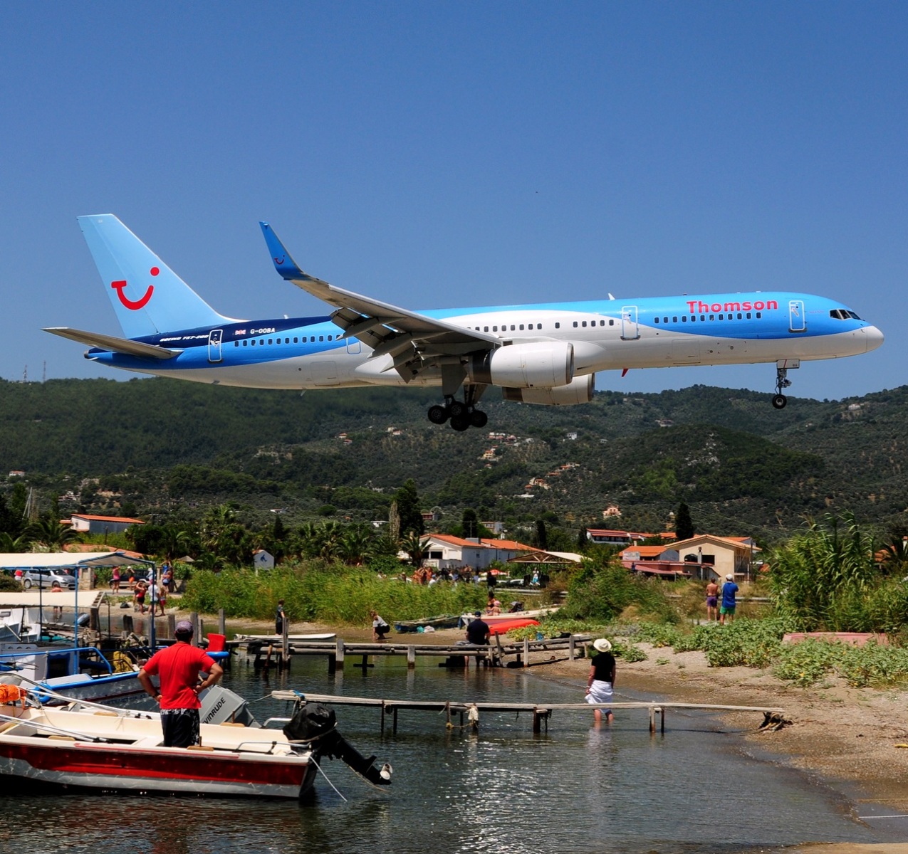 G-OOBA - 757-28A(WL) - Thomson Airways - JSI - 24-07-2015
