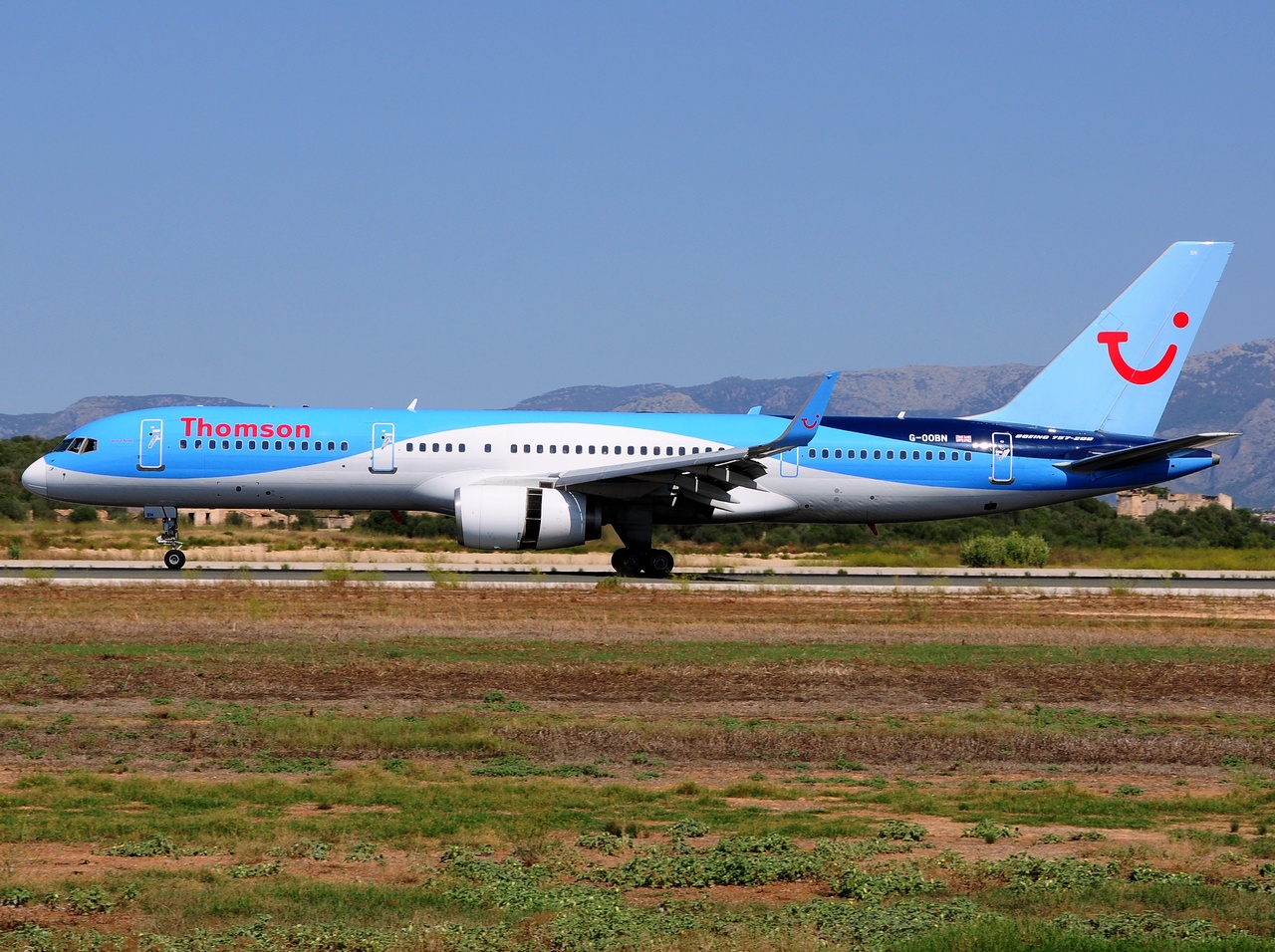 G-OOBN - 757-2G5(WL) - Thomson Airways - PMI - 22-08-2015