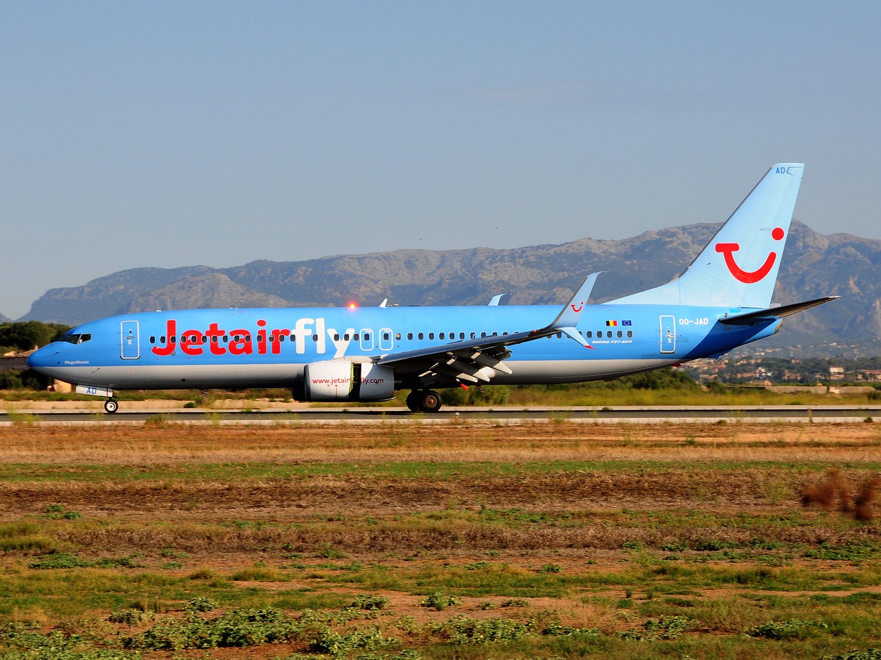 OO-JAD - 737-8K5(WL) - JetairFly - PMI - 22-08-2015