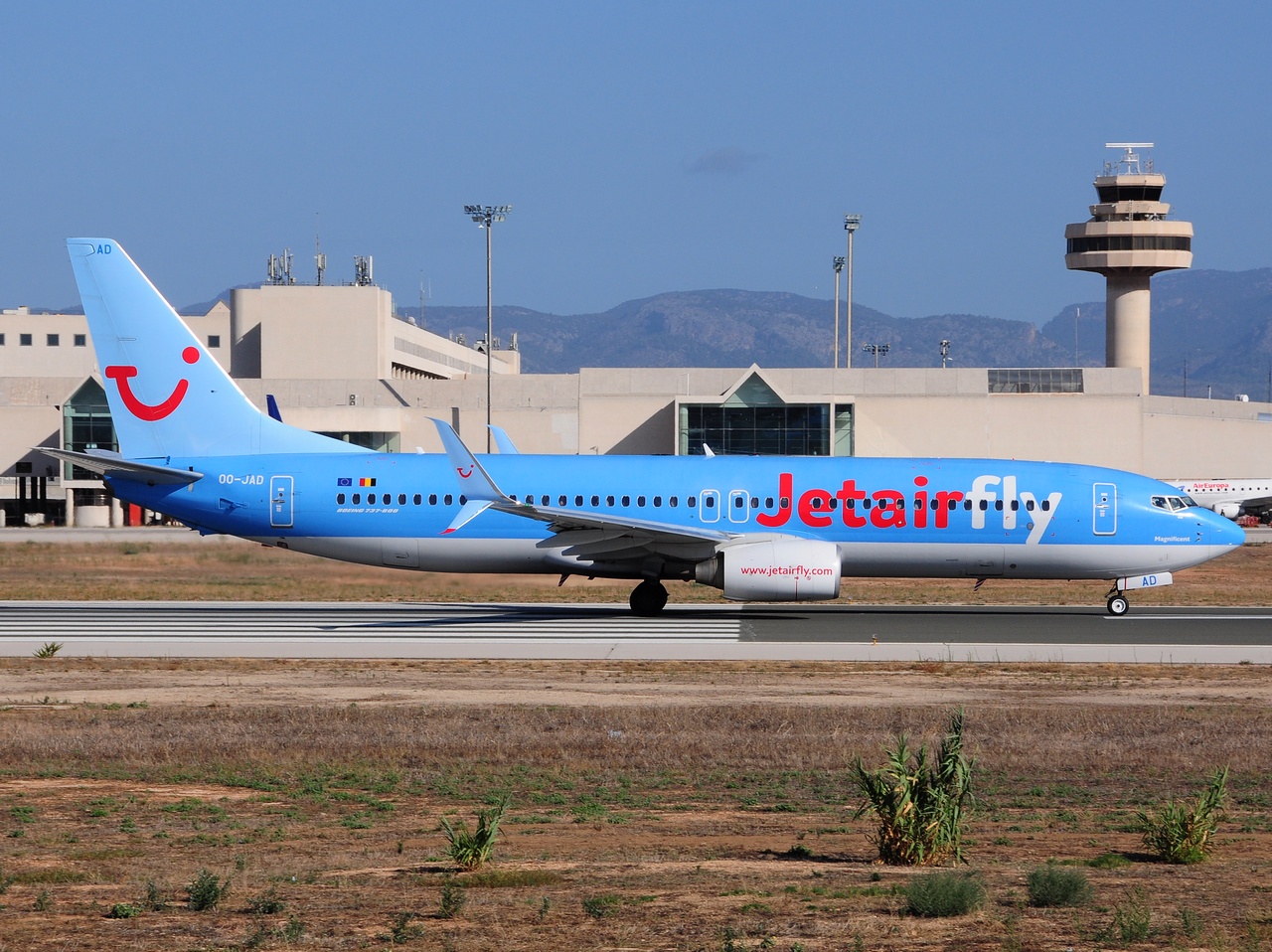 OO-JAD - 737-8K5(WL) - JetairFly - PMI - 25-08-2015
