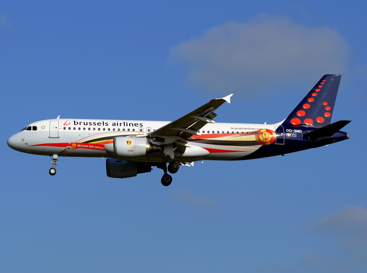OO-SND - A320-214 - Brussels Airlines - BRU - 22-04-2015
