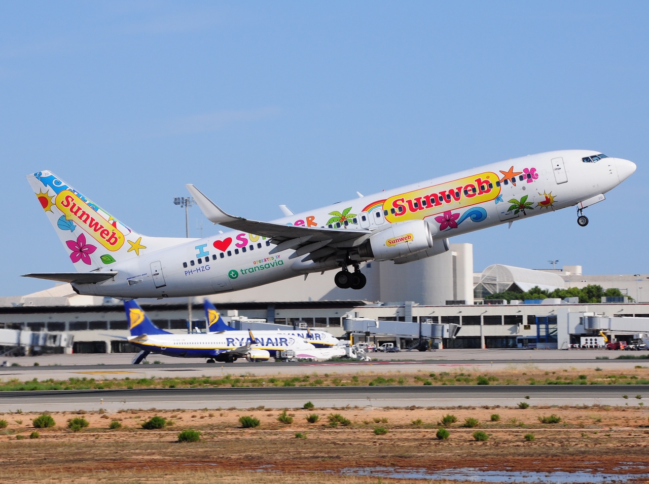 PH-HZG - 737-8K2(WL) - Transavia - PMI - 21-08-2015