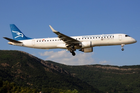 4O-AOC - ERJ-195LR (ERJ-190-200 LR) - Montenegro Airlines - TIV - 12-07-2015