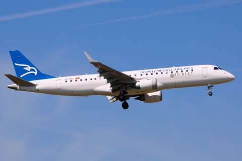 4O-AOD - ERJ-190LR (ERJ-190-100 LR) - Montenegro Airlines - FRA - 18-04-2015