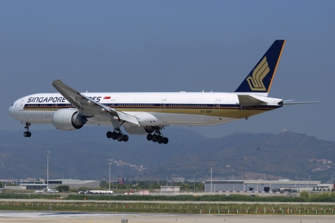 9V-SWP - 777-312(ER) - Singapore Airlines - BCN - 29-06-2015