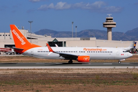 C-FEAK - 737-86Q(WL) - Sunwing Airlines - PMI - 25-08-2015