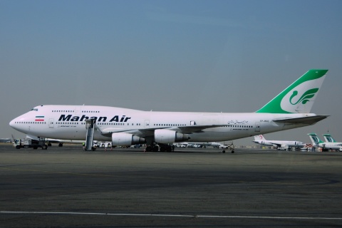 EP-MNE - 747-3B3 - Mahan Airlines - THR - 05-10-2015