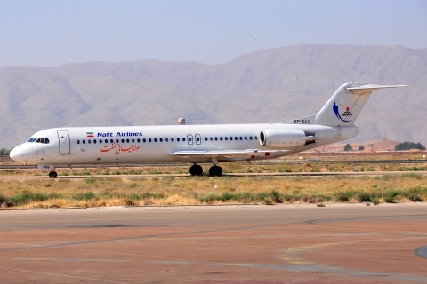 EP-SUS - Fokker 100 - Iranian Naft Airlines - ISP - 03-10-2015