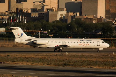 EP-SUS - Fokker 100 - Iranian Naft Airlines - THR - 06-10-2015