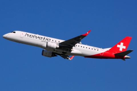 HB-JVM - ERJ-190LR (ERJ-190-100 LR) - Helvetic Airways - DUS - 15-04-2015