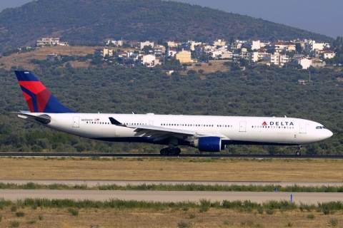 N805NV - A330-323 - Delta Air Lines - ATH - 29-07-2015