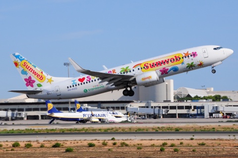 PH-HZG - 737-8K2(WL) - Transavia - PMI - 21-08-2015