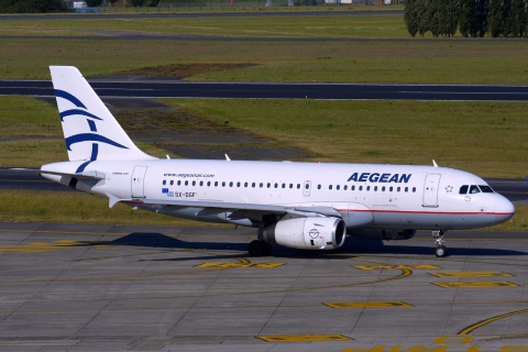 SX-DGF - A319-132 - Aegean Airlines - BRU - 07-06-2015