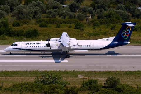 SX-OBG - DHC-8-402NG - Olympic Air - JSI - 28-07-2015