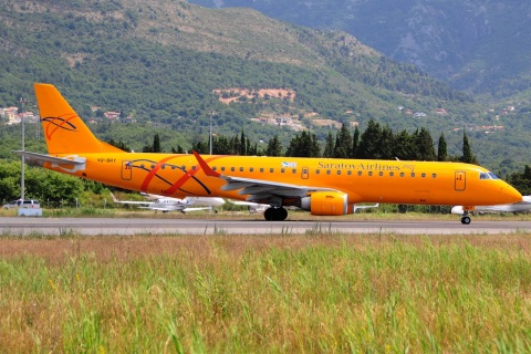 VQ-BRY - ERJ-195AR (ERJ-190-200 IGW) - Saratov Airlines - TIV - 11-07-2015