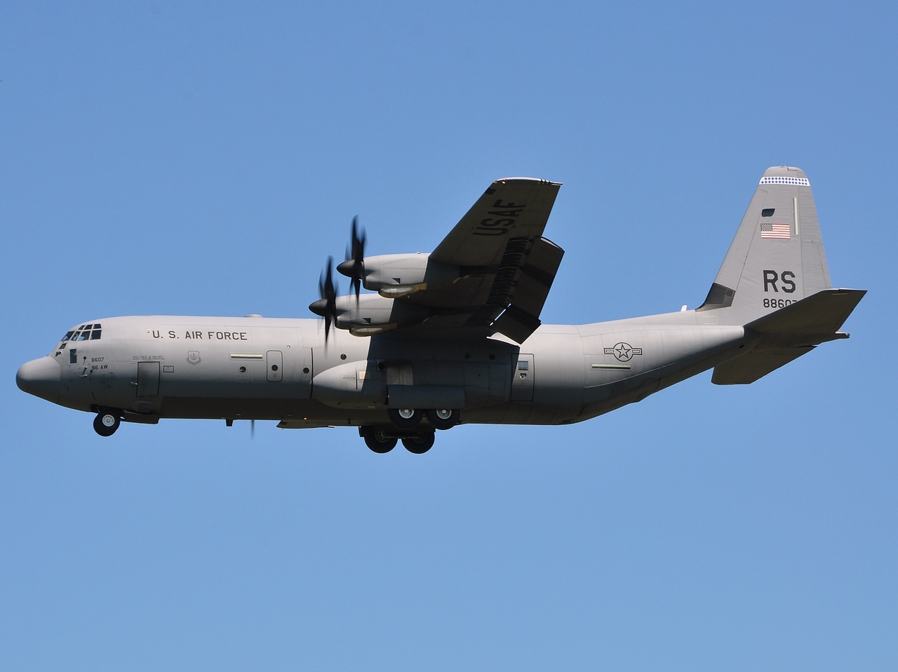 08-8607 - C-130J-30 Hercules - United States Air Force - RMS - 27-06-2011