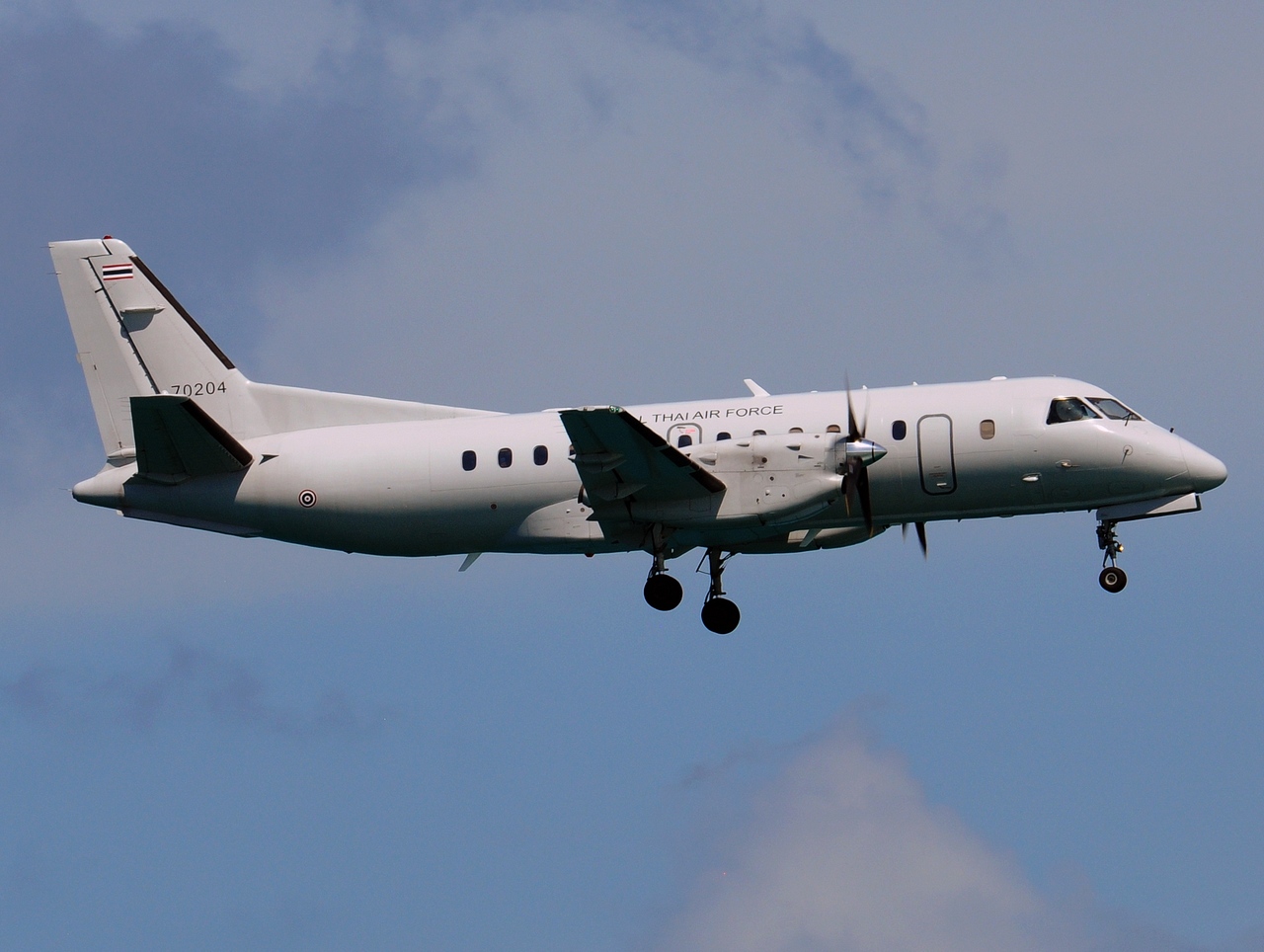 70204 - Saab 340 - Thai Air Force - HKT - 14-11-2016