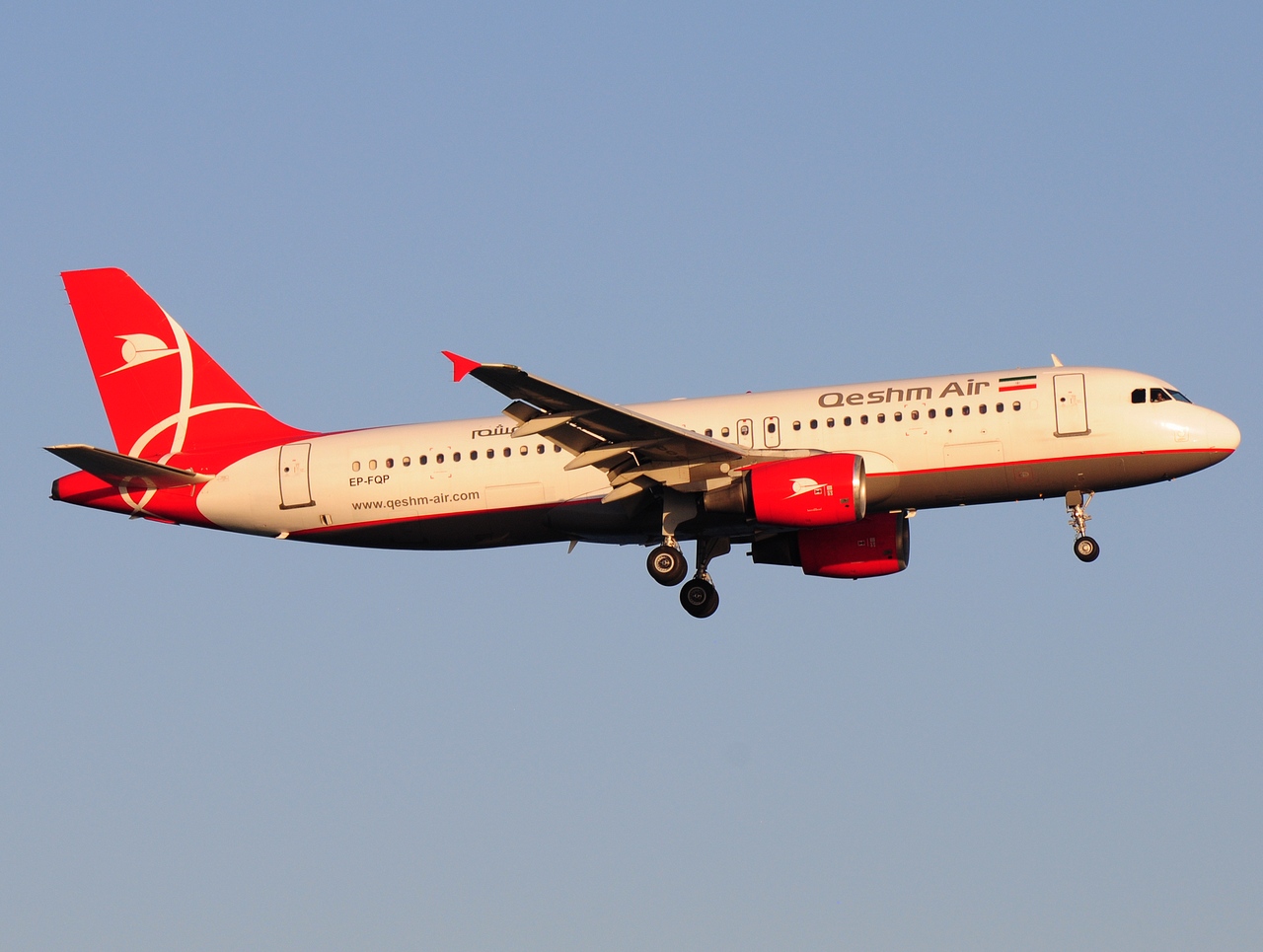 EP-FQP - A320-211 - Qeshm Airlines - LCA - 19-08-2016
