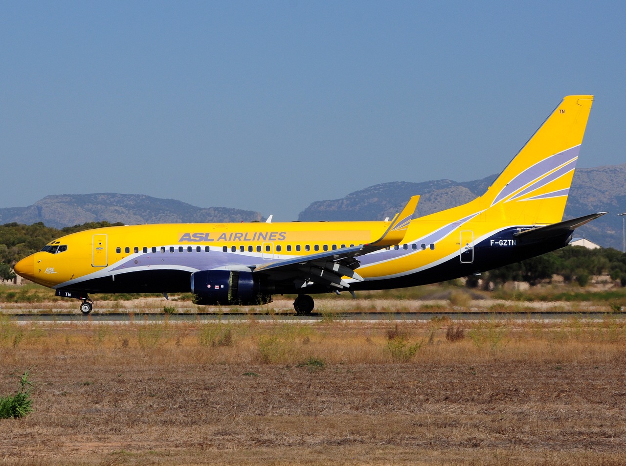 F-GZTN - 737-73S(WL) - ASL Airlines France - PMI - 27-08-2016