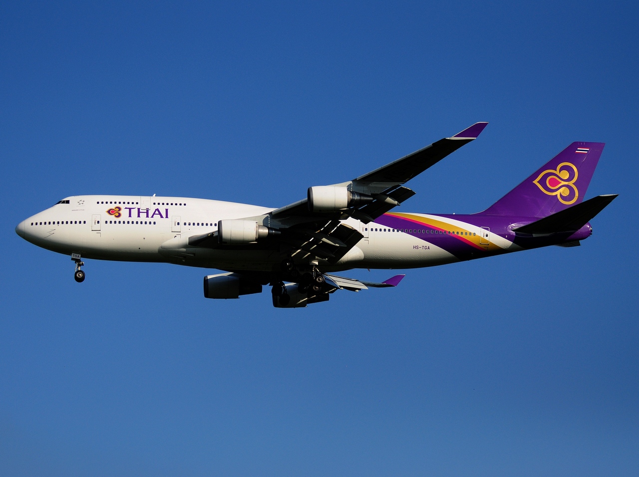 HS-TGA - 747-4D7 - Thai Airways International - BKK - 11-11-2016