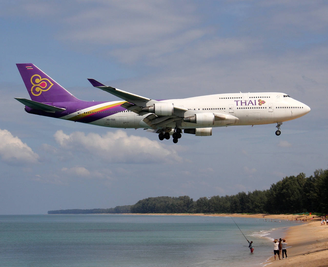 HS-TGO - 747-4D7 - Thai Airways International - HKT - 15-11-2016