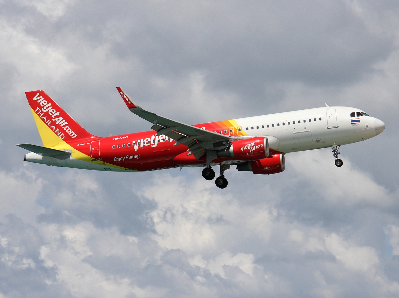 HS-VKC - A320-214(WL) - Thai VietjetAir - HKT - 15-11-2016