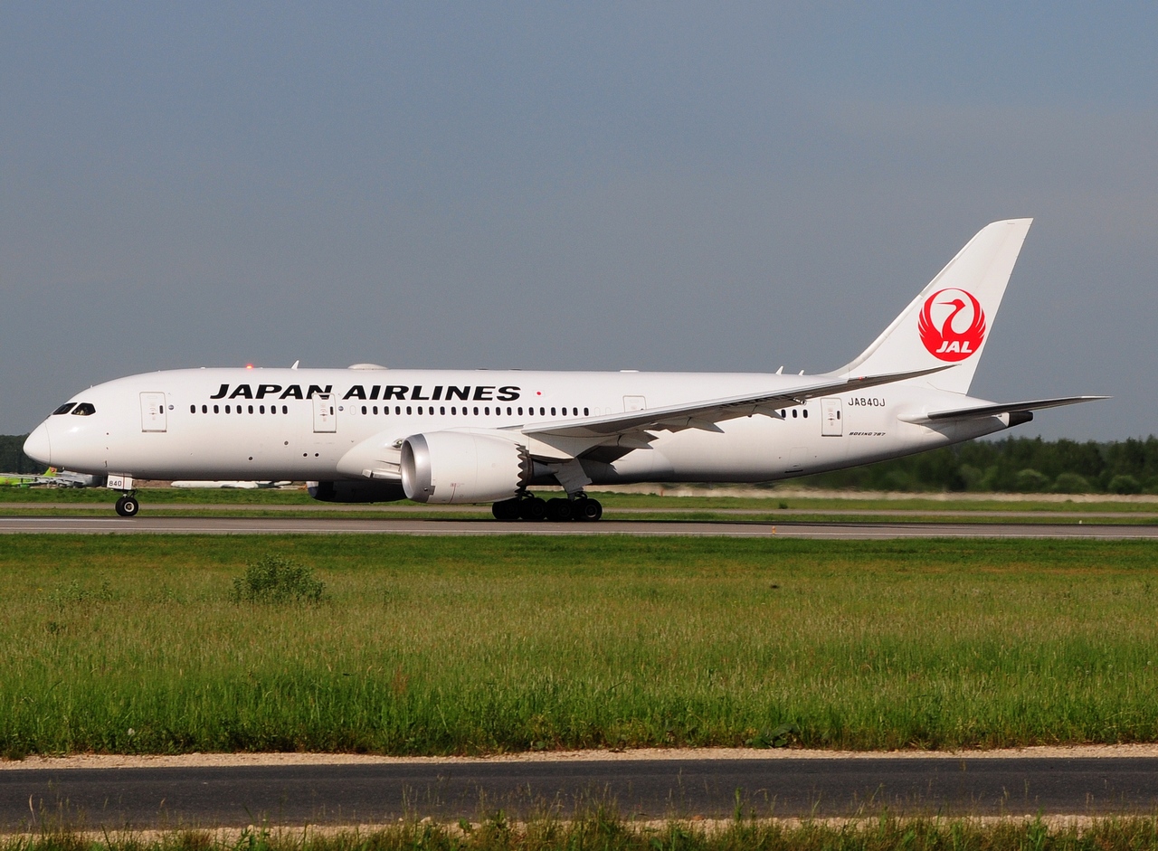 JA840J - 787-8 Dreamliner - Japan Airlines - DME - 03-06-2016