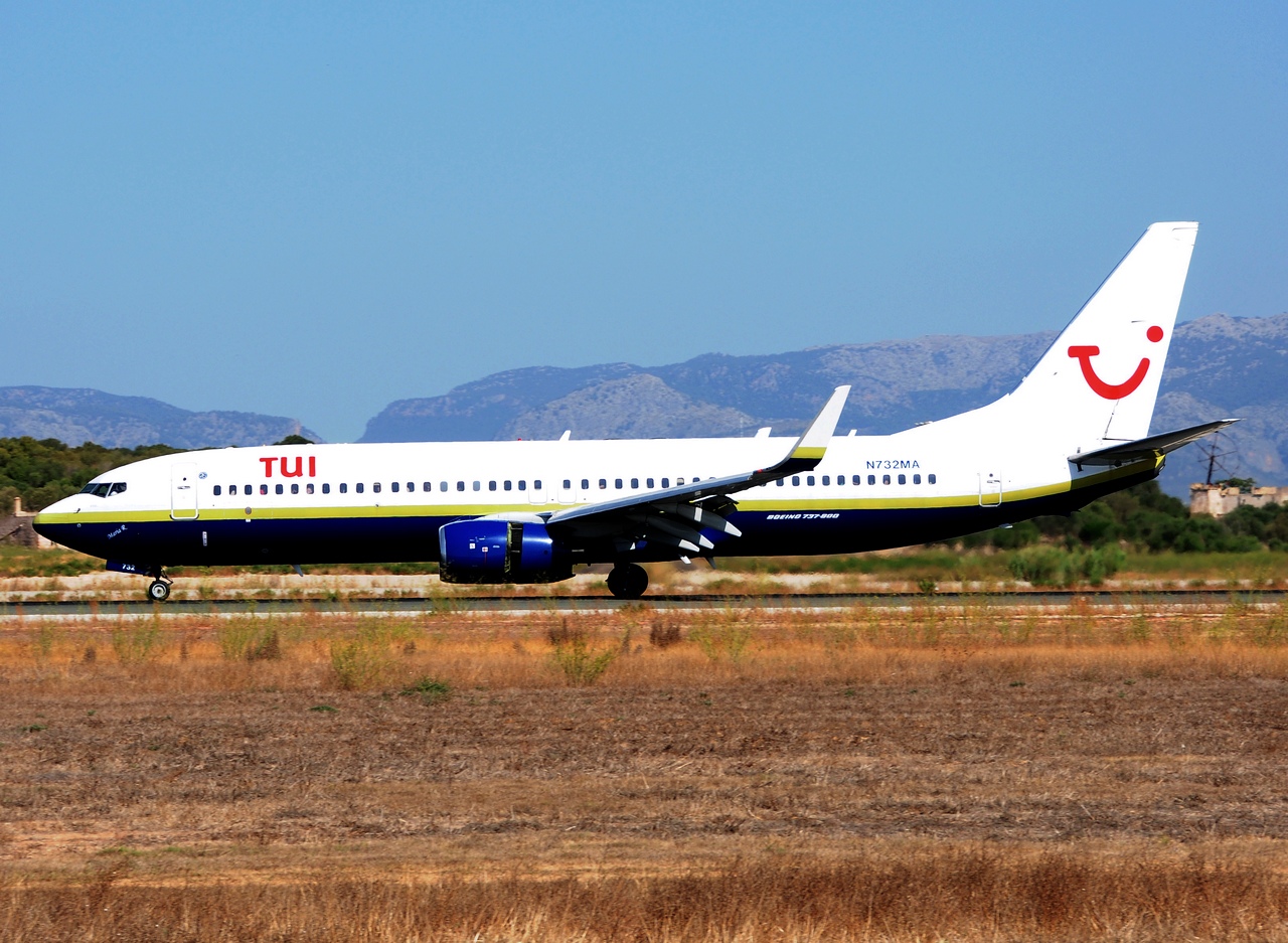 N732MA - 737-81Q(WL) - TUI Airlines Netherlands - PMI - 28-08-2016