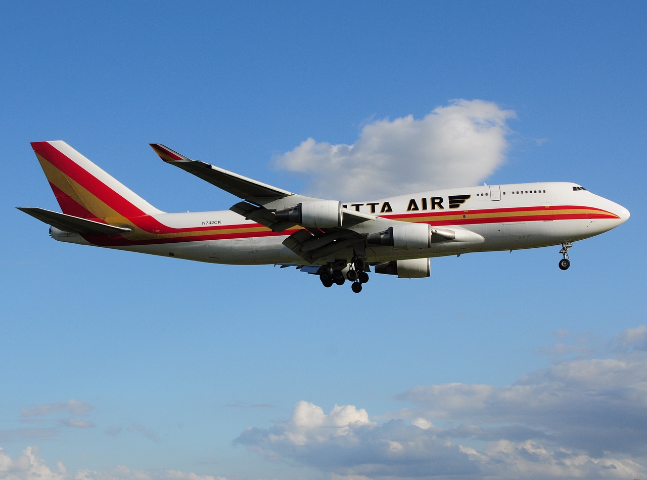 N742CK - 747-446 - Kalitta Air - BRU - 06-08-2016