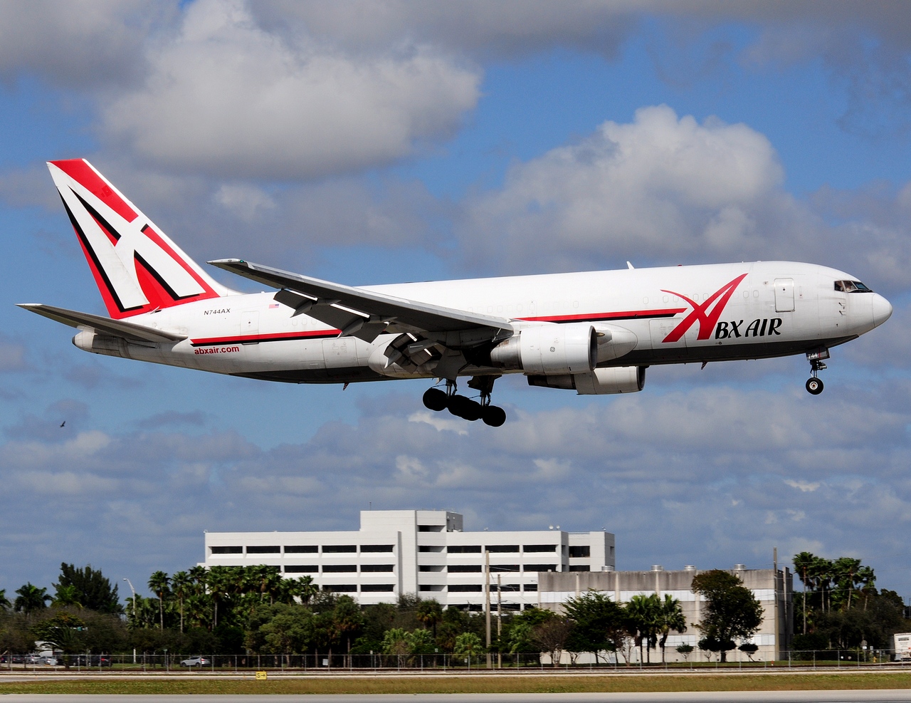 N744AX - 767-232 - ABX Air - MIA - 02-02-2016