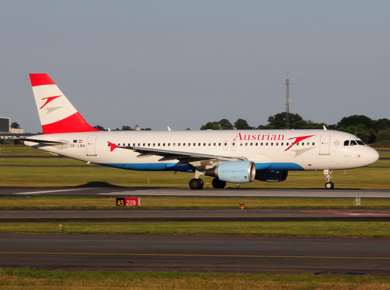 OE-LBK - A320-214 - Austrian Airlines - CPH - 26-06-2016