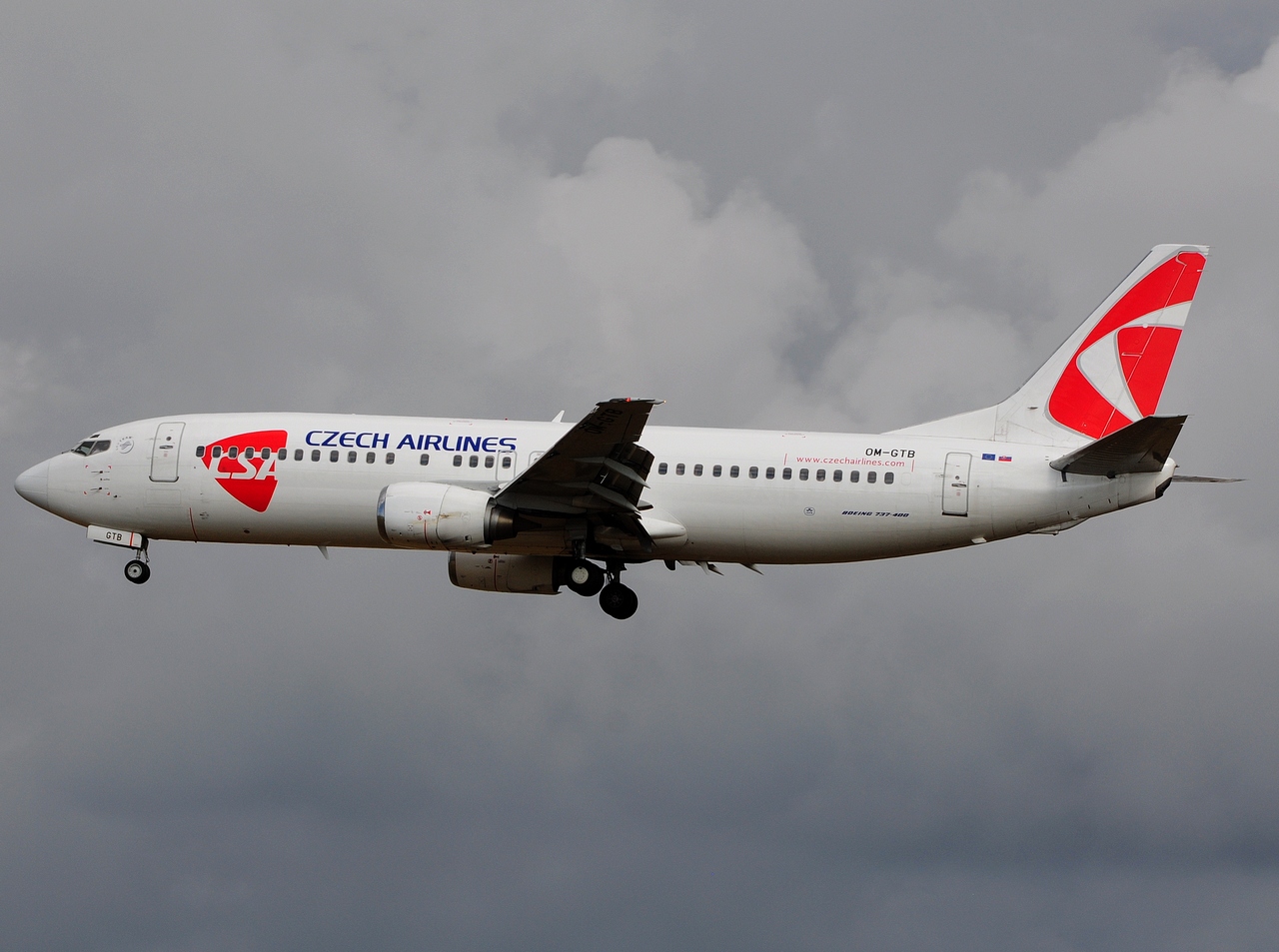 OM-GTB - 737-49R - CSA Czech Airlines - CPH - 27-06-2016
