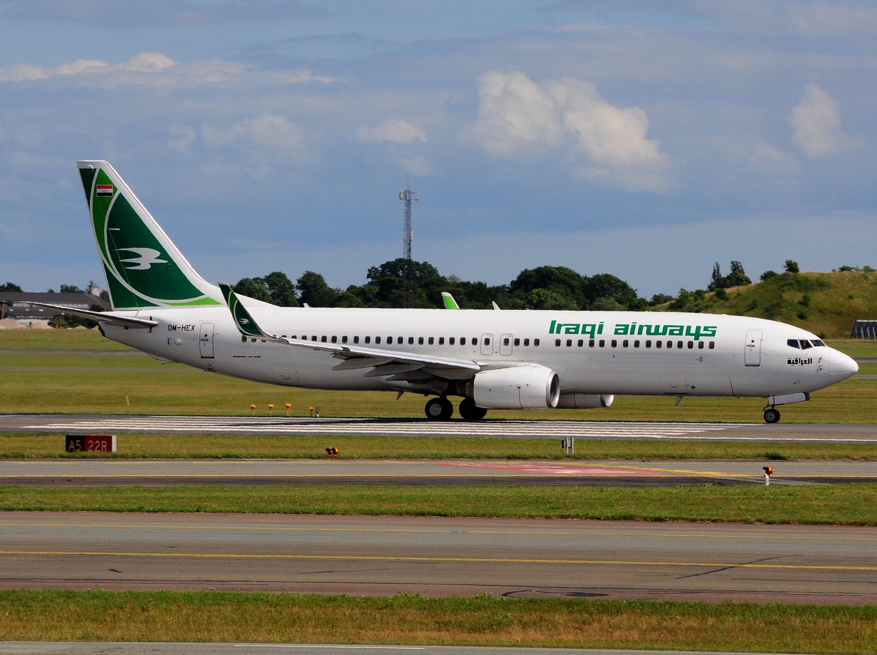 OM-HEX - 737-81Q(WL) - Iraqi Airways - CPH - 26-06-2016