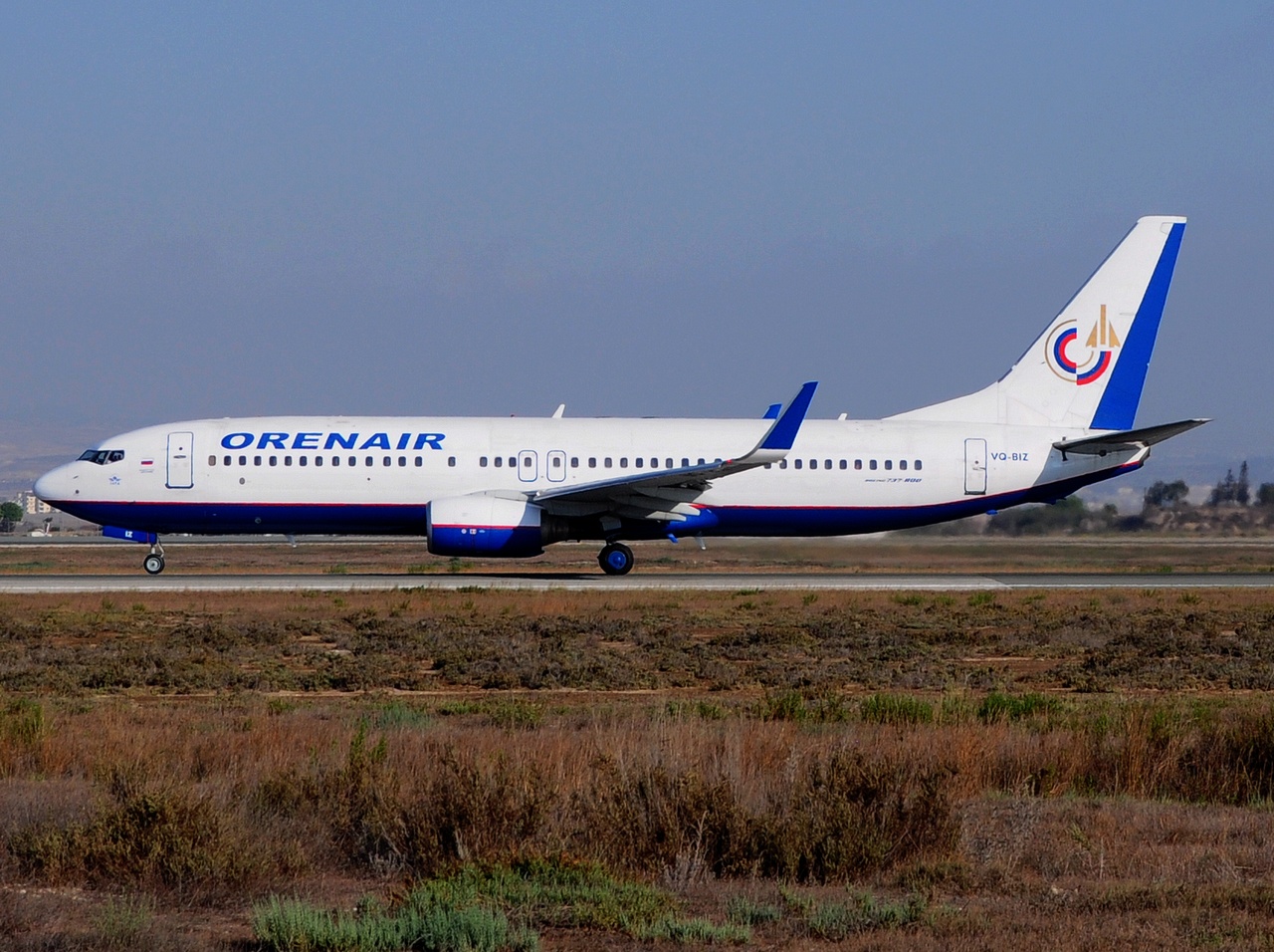 VQ-BIZ - 737-86N(WL) - Orenair (Orenburg Airlines) - LCA - 19-08-2016
