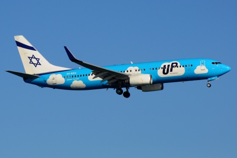 4X-EKU - 737-8Z9(WL) - UP Airlines - LCA - 21-08-2016