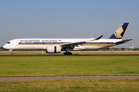 9V-SMB - A350-941 - Singapore Airlines - AMS - 19-07-2016