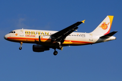 A5-BAB - A319-112 - Bhutan Air - BKK - 11-11-2016