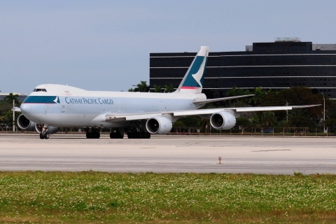 B-LJB - 747-867F - Cathay Pacific Airways - MIA - 31-01-2016